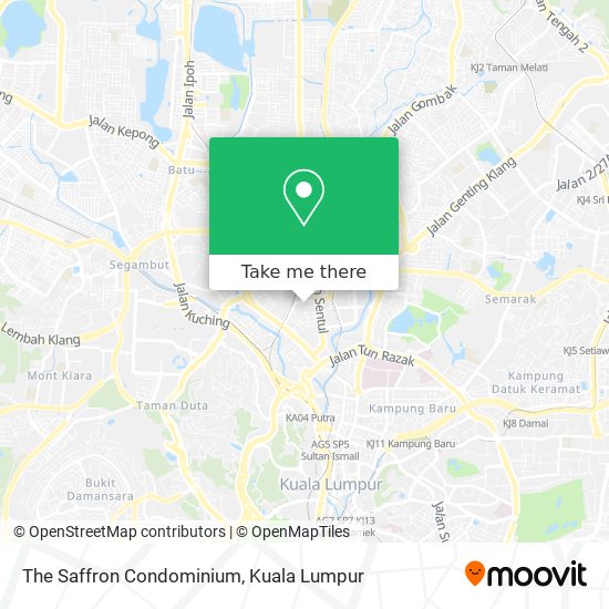 The Saffron Condominium map