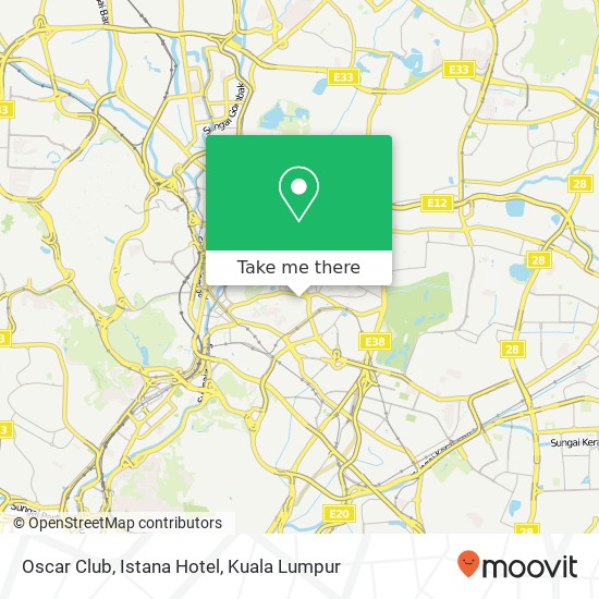 Oscar Club, Istana Hotel map