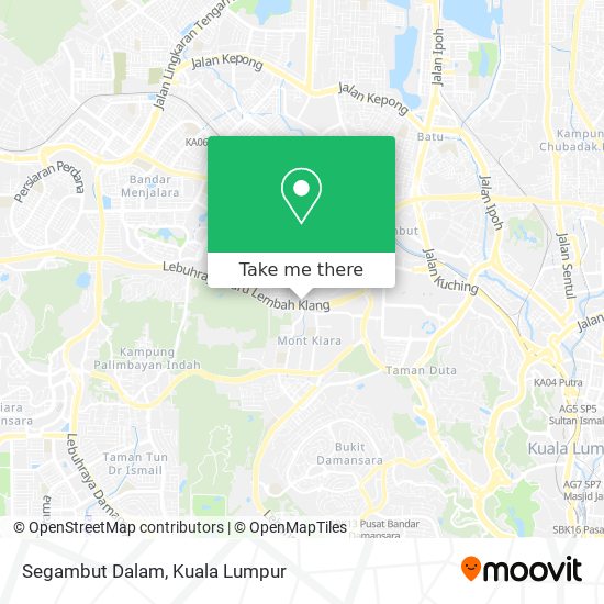 Segambut Dalam map