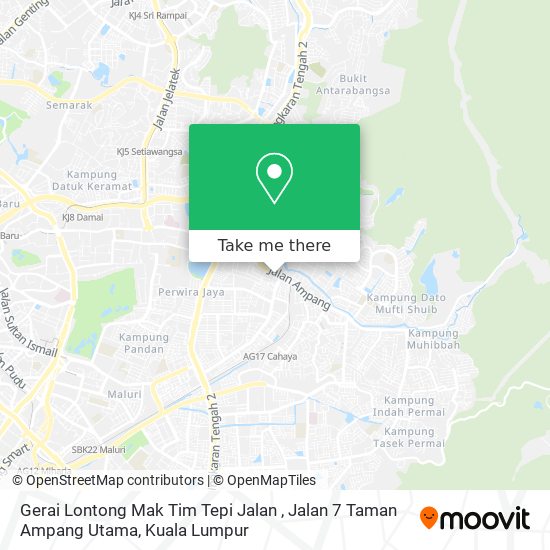 Gerai Lontong Mak Tim Tepi Jalan , Jalan 7 Taman Ampang Utama map