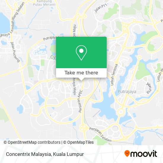 Peta Concentrix Malaysia