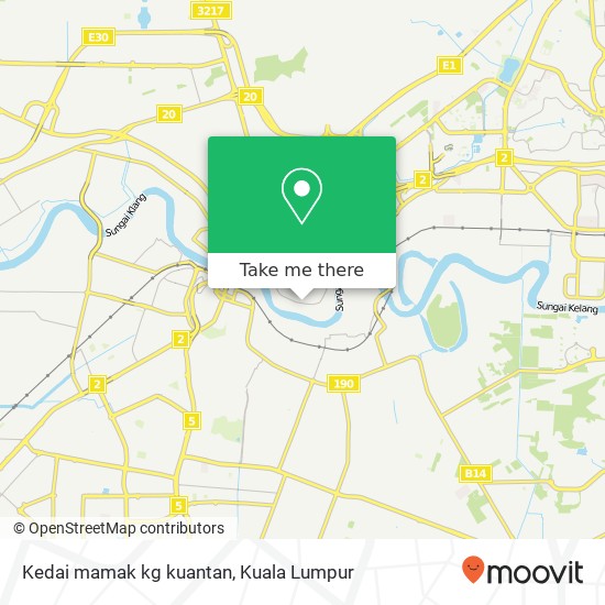 Kedai mamak kg kuantan map