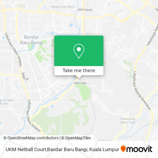 UKM Netball Court,Bandar Baru Bangi map