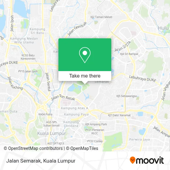 Jalan Semarak map