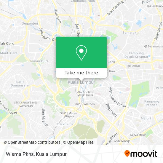 Wisma Pkns map