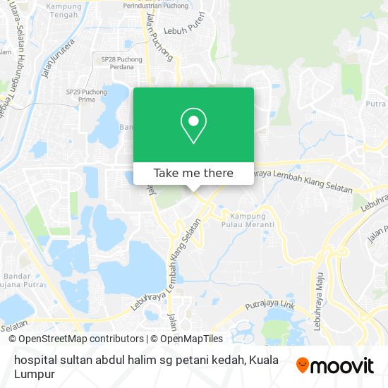 hospital sultan abdul halim sg petani kedah map