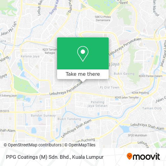 PPG Coatings (M) Sdn. Bhd. map