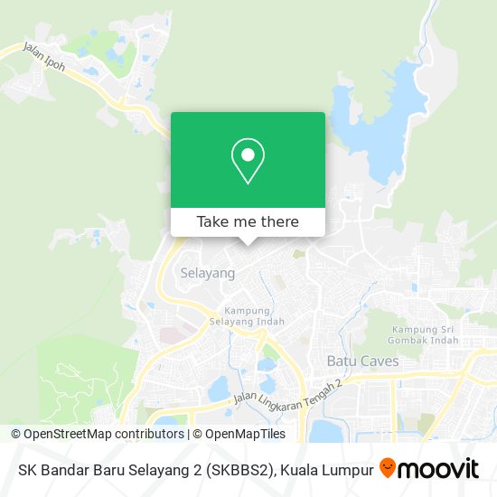 Peta SK Bandar Baru Selayang 2 (SKBBS2)