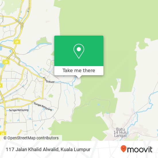 Peta 117 Jalan Khalid Alwalid