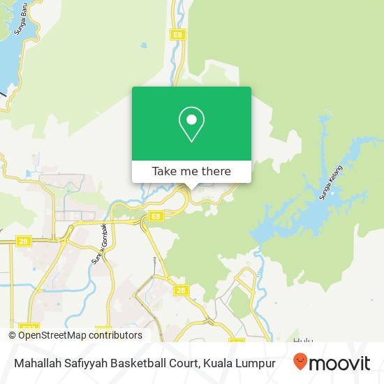 Peta Mahallah Safiyyah Basketball Court