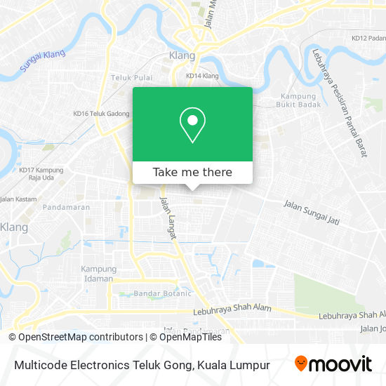 Multicode Electronics Teluk Gong map