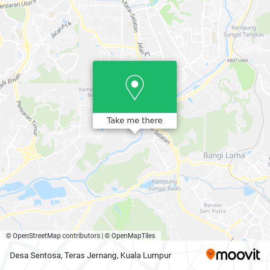 Desa Sentosa, Teras Jernang map