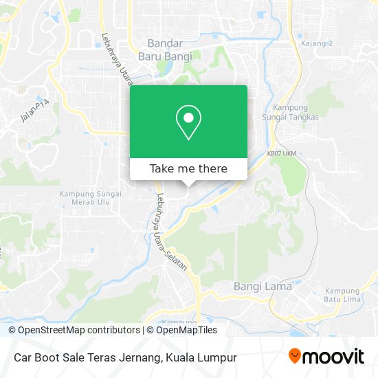 Car Boot Sale Teras Jernang map