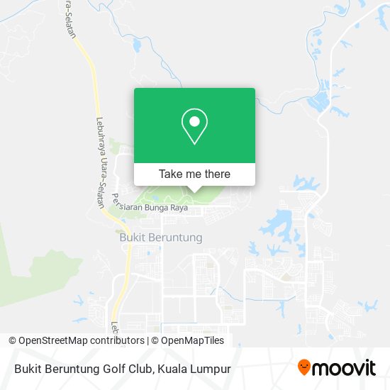 Bukit Beruntung Golf Club map