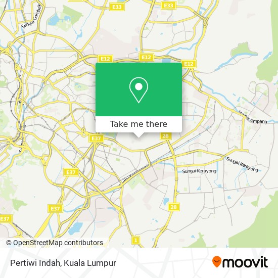 Pertiwi Indah map