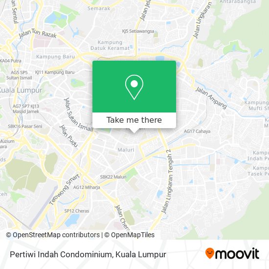 Peta Pertiwi Indah Condominium