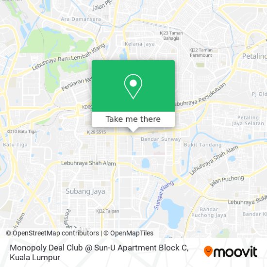 Monopoly Deal Club @ Sun-U Apartment Block C map