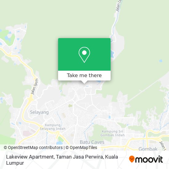 Lakeview Apartment, Taman Jasa Perwira map