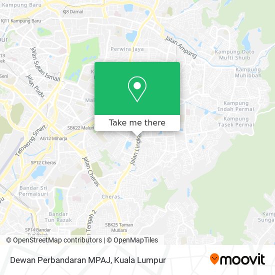 Dewan Perbandaran MPAJ map