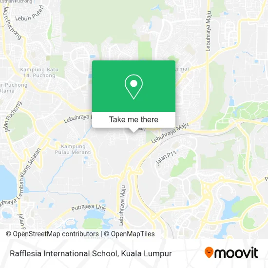 Rafflesia International School map