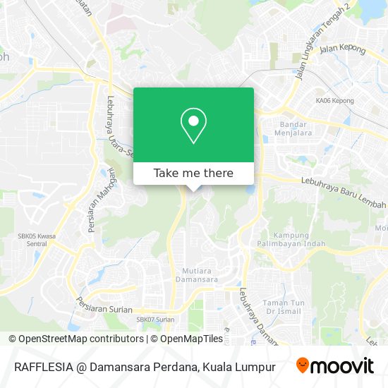 Peta RAFFLESIA @ Damansara Perdana