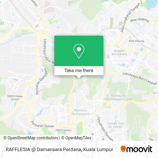 RAFFLESIA @ Damansara Perdana map