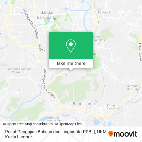 Pusat Pengajian Bahasa dan Linguistik (PPBL), UKM map