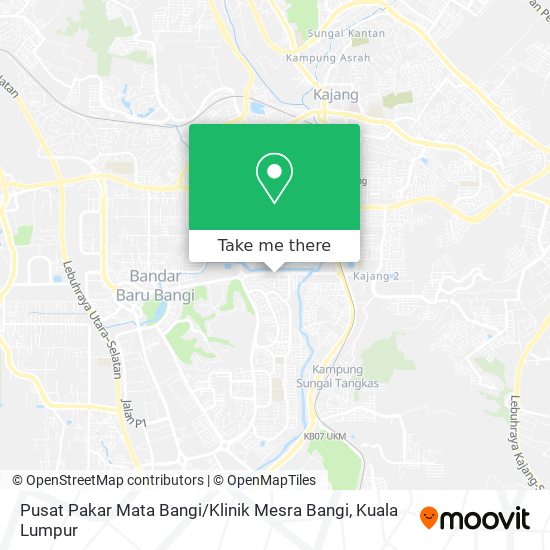 Pusat Pakar Mata Bangi / Klinik Mesra Bangi map