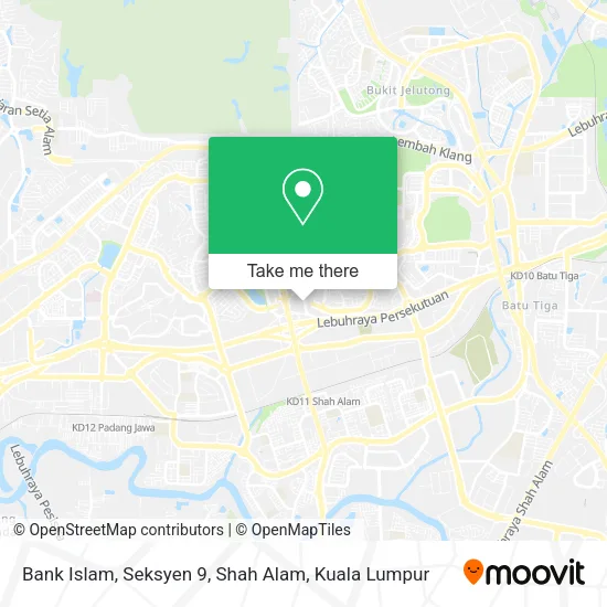 Bank Islam, Seksyen 9, Shah Alam map