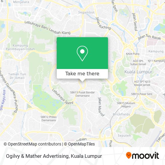 Ogilvy & Mather Advertising map