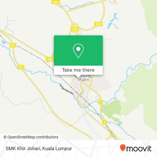 SMK Khir Johari map