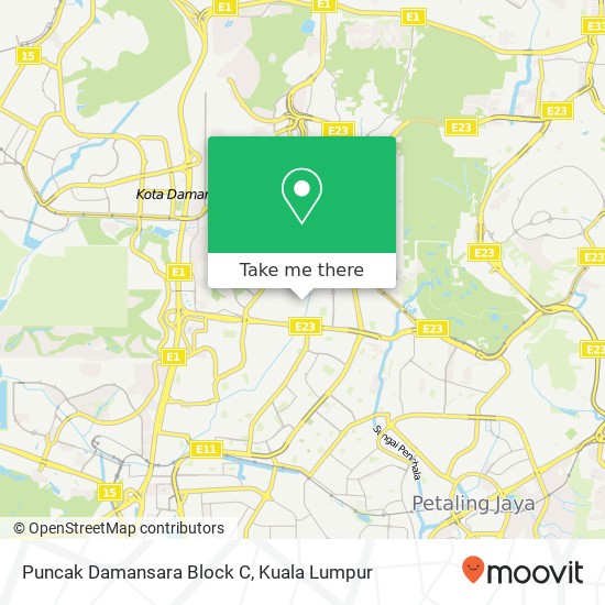 Puncak Damansara Block C map