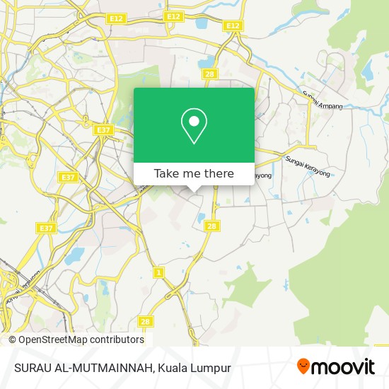 SURAU AL-MUTMAINNAH map