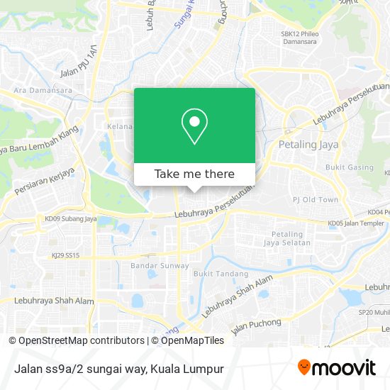 Peta Jalan ss9a/2 sungai way