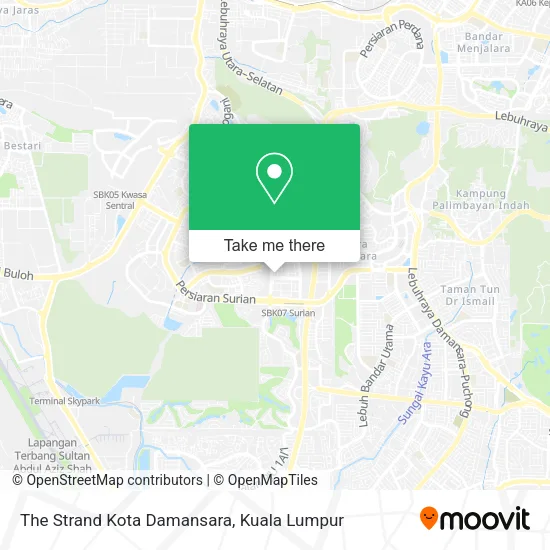 The Strand Kota Damansara map