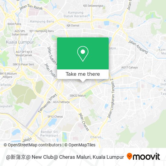 @新蒲京@ New Club@ Cheras Maluri map