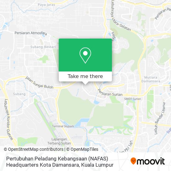 Pertubuhan Peladang Kebangsaan (NAFAS) Headquarters Kota Damansara map