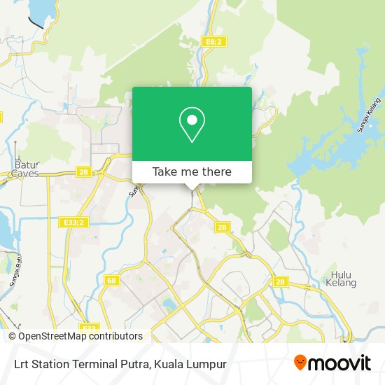 Lrt Station Terminal Putra map