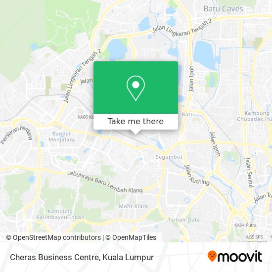 Cheras Business Centre map