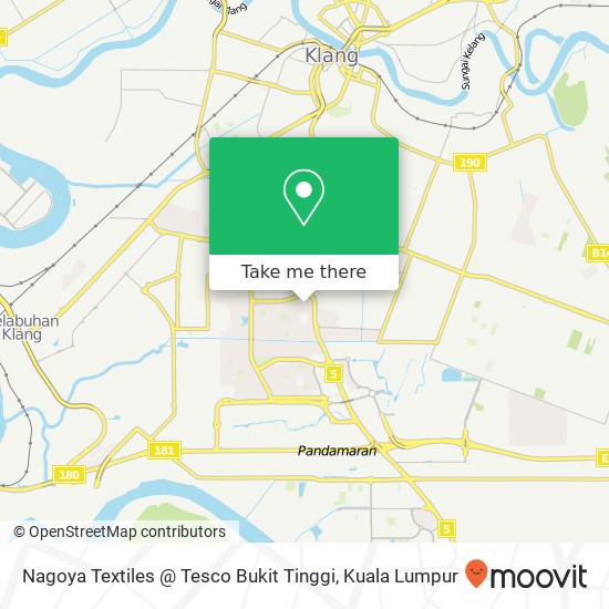 Nagoya Textiles @ Tesco Bukit Tinggi map