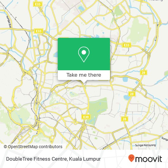 DoubleTree Fitness Centre map