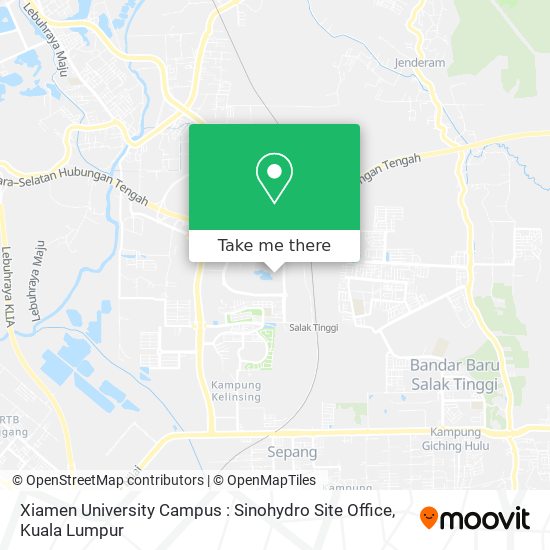 Xiamen University Campus : Sinohydro Site Office map