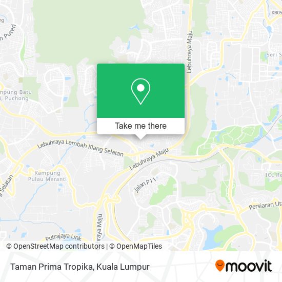 Taman Prima Tropika map