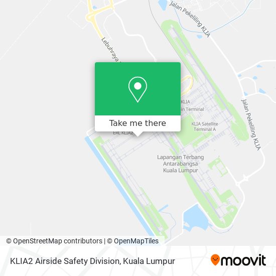 KLIA2 Airside Safety Division map