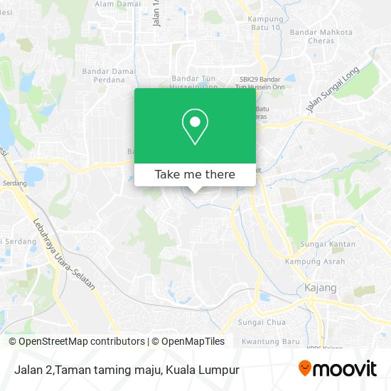 Jalan 2,Taman taming maju map