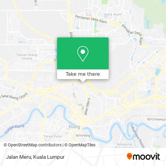 Jalan Meru map