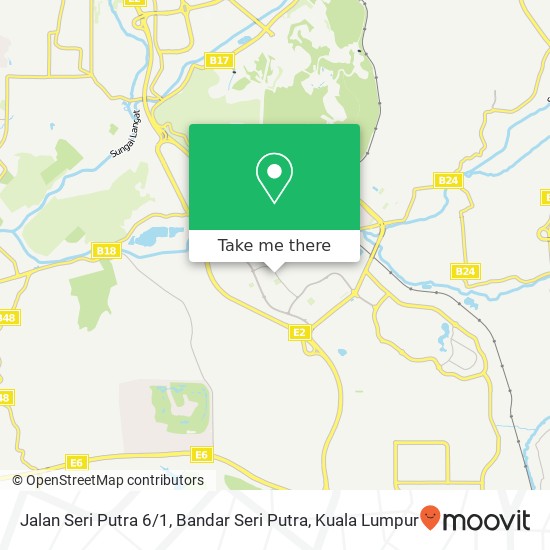 Jalan Seri Putra 6 / 1, Bandar Seri Putra map