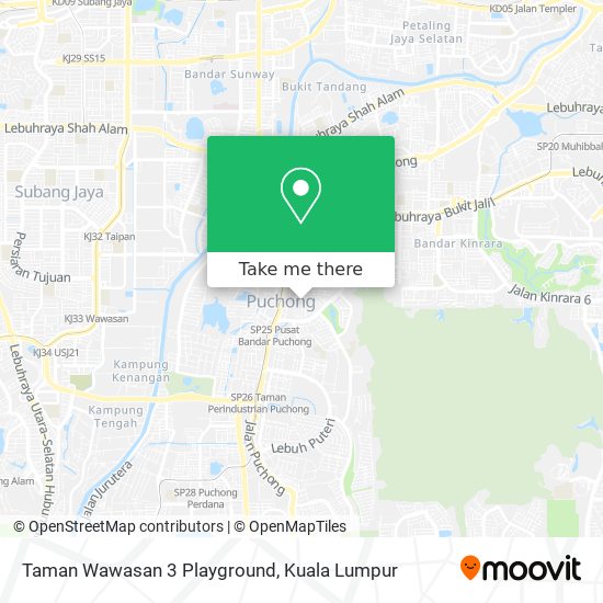 Taman Wawasan 3 Playground map