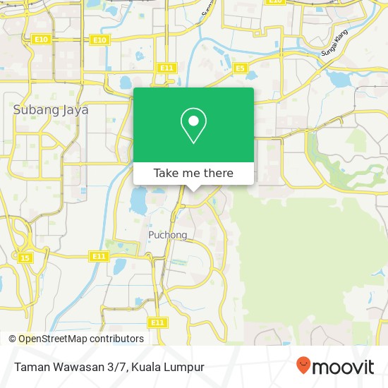 Taman Wawasan 3/7 map