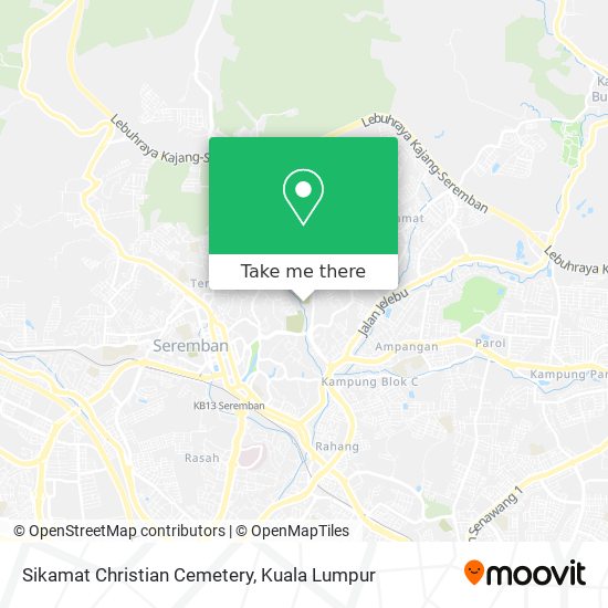 Peta Sikamat Christian Cemetery